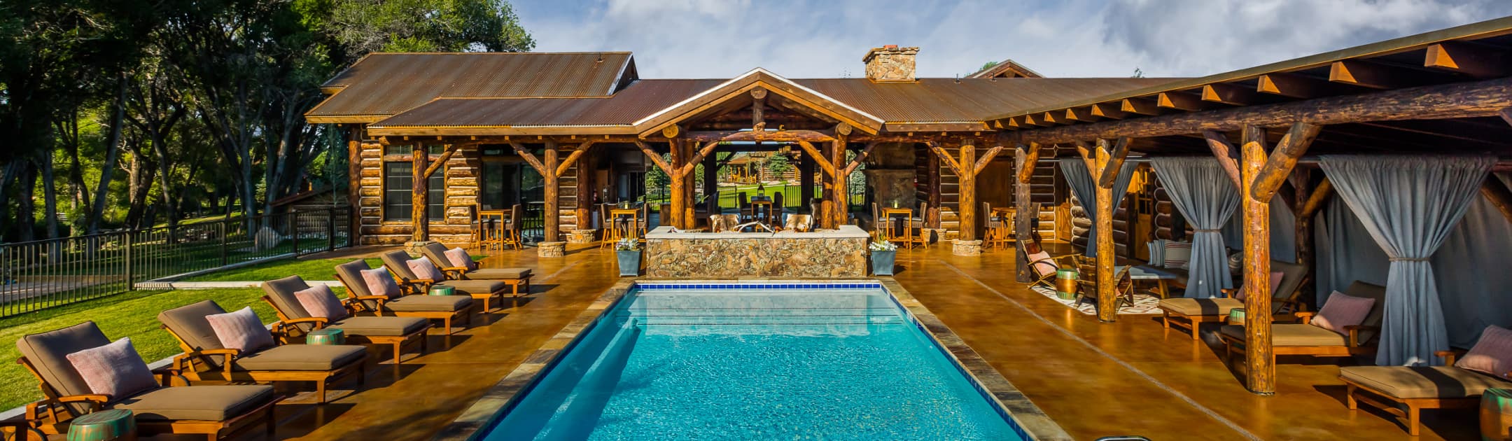 Poolside view