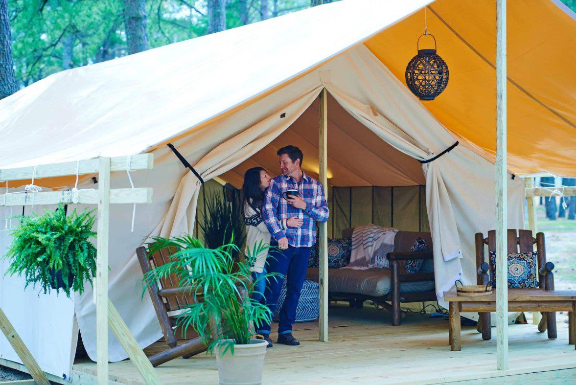 Platte River Glamping Tents Wyoming