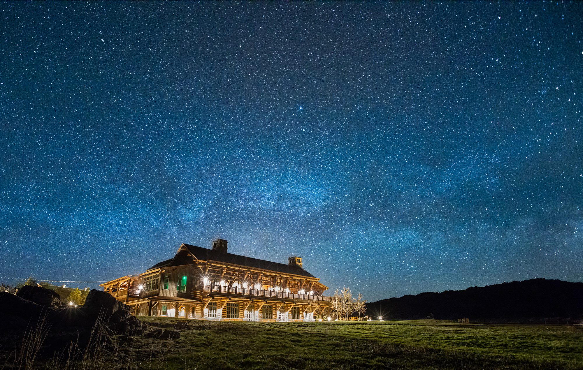 Wellness Resort at Night