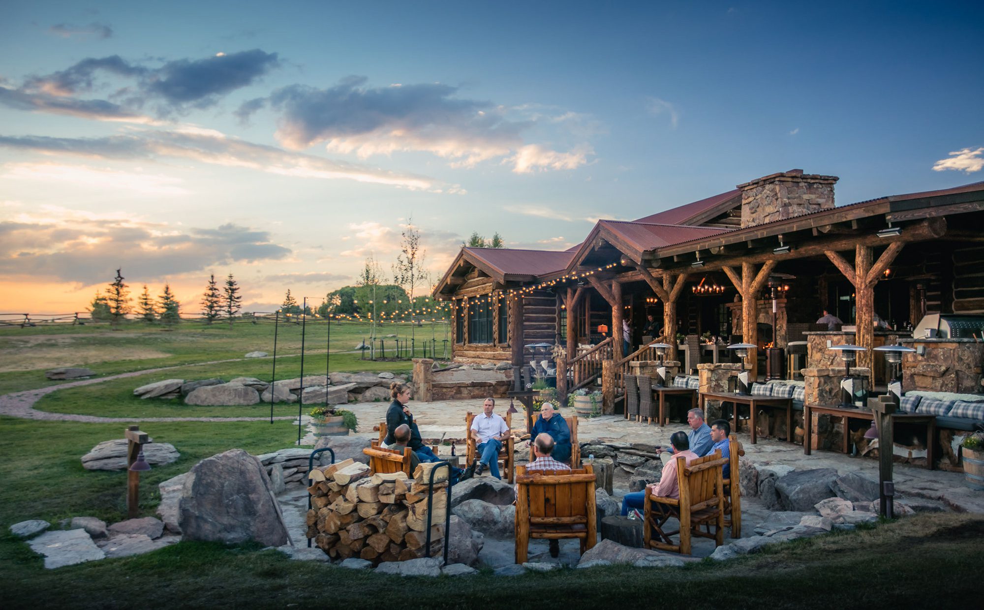 Luxury Ranch Fire Pit